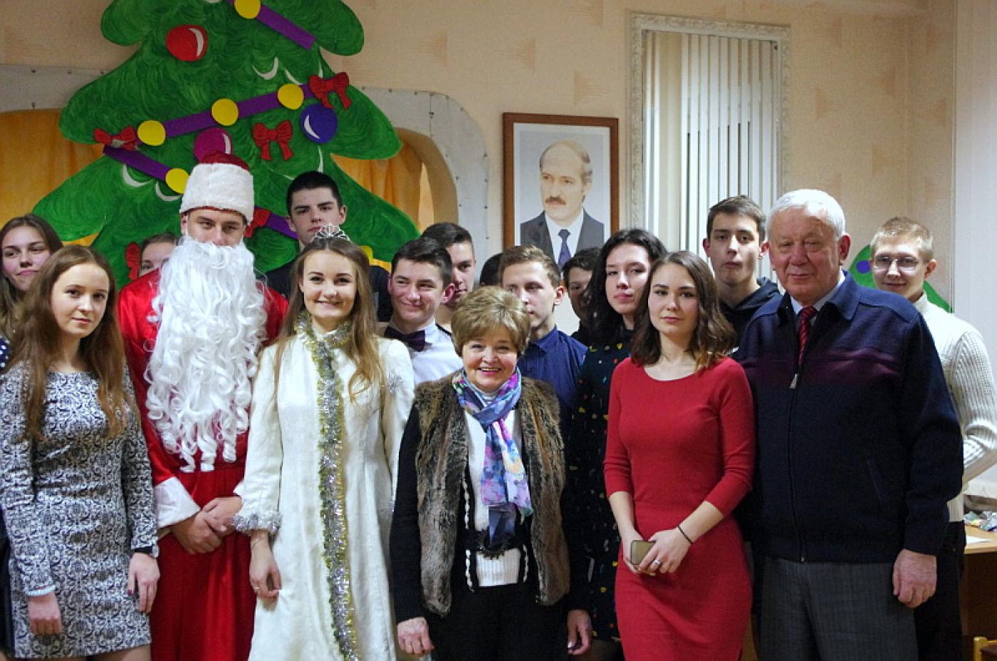 Новогоднее мероприятие в общежитии филиала БНТУ "МГМК"